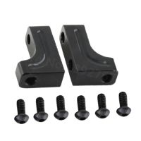 [HOT AIXUSACJWII 526] 2Pcs โลหะพวงมาลัยเกียร์ที่นั่ง Servo Fixed Mount Bracket ฐานสำหรับ1/10 RC ปีนเขา Crawler รถ Axial SCX10 90021 90022 90028