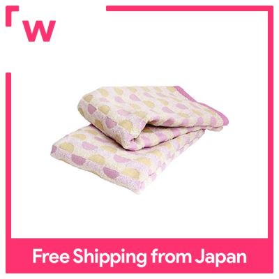 ชุดจากัวร์จากัวร์2แผ่นสีชมพูทำจากผ้าฝ้าย100% แห้งเร็วแบรนด์ Imabari ได้รับการรับรองผ้าเช็ดตัว Imabari ผ้าเช็ดตัว