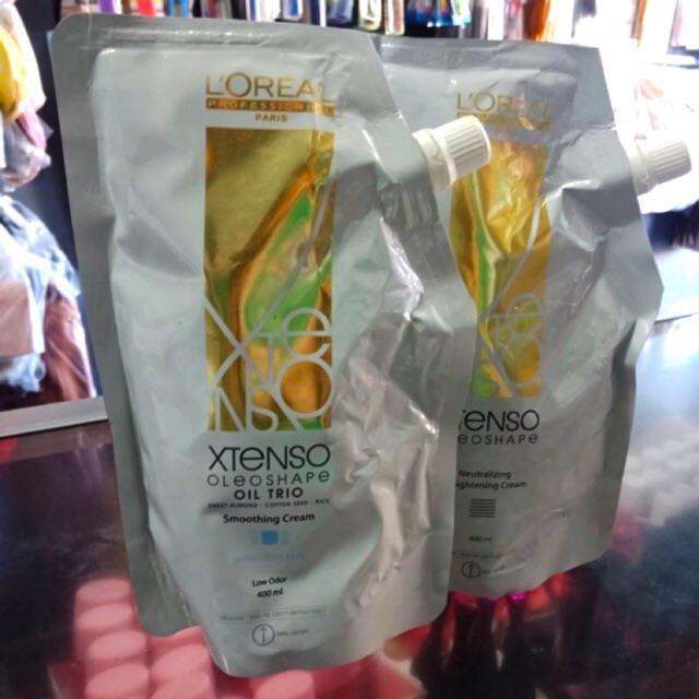 LORÉAL XTENSO REBONDING CREAM SET Lazada PH
