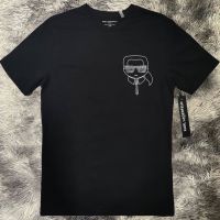 Karl Lagerfeld graphic cotton O-neck T-shirt for men