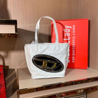 Silver jingle bag dieselˉ Tote bag female advanced texture niche handbag hot girl underarm bag shopping basket bag female bag