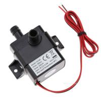 12 V 4.8W 240L / H กันน้ำปั๊มน้ำจิ๋วกันไฟฟ้าแบบไร้แปรงถ่าน DC เครื่องสูบน้ำขนาดเล็กเมมเบรนน้ำพุปั๊มน้ำ