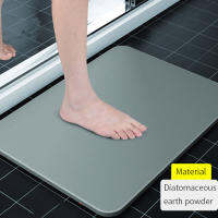 Natural Diatom Mud Memory Pad Bathroom Bath Mat Non-slip Cars In Wash Basin Bathtub Side Floor Rug Shower Room Doormat