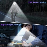 Silicone Sensor Headlight Type-C Rechargeable White Light Outdoor Running and Fishing Cob Headlight