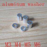 20pcs/lot M3 M4 M5 M6 Aluminum flat washer aluminum Bushing gasket Spacer Non threaded standoffs For RC Model Parts