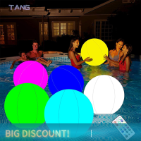 ?【Lowest price】TANG บอลลูน LED ขนาดใหญ่พองขึ้นชายหาดขนาดใหญ่สำหรับบอลลูนน้ำสระว่ายน้ำ