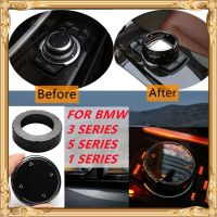 เคสคลุมปุ่มมัลติมีเดียรถยนต์กรอบลูกบิดทริมสำหรับ BMW F10 F20 F30สำหรับตัวควบคุม PBT เฉพาะเซรามิกสำหรับปุ่ม Idrive