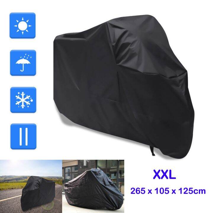 lz-motorcycle-motorbike-atv-scooter-dustproof-waterproof-sun-block-protective-cover-rain-cover-protector-size-xxl-black