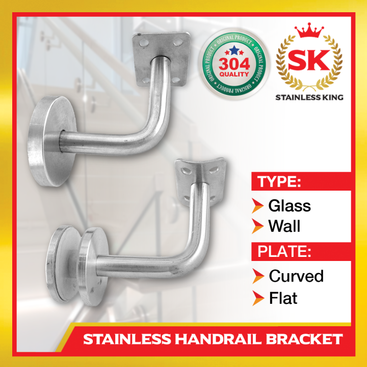 1PC Stainless Handrail Bracket Stairs Railings Stainless Steel Lazada PH