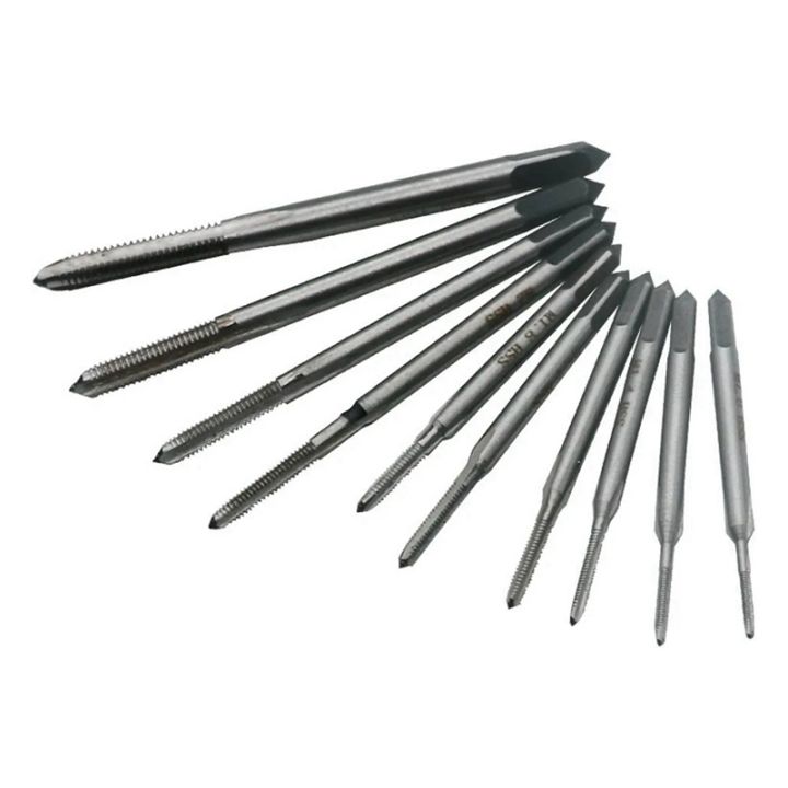 10pcs-mini-spiral-flute-taps-sets-metric-straight-flute-coarse-thread-for-watches-tapping-m1-m3-5