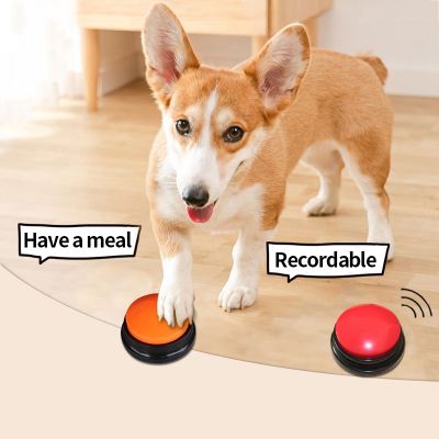 [pets baby] สัตว์เลี้ยง TrainingPet SoundVoice บันทึก Talkingfor สุนัขการสื่อสารเครื่องมือการฝึกอบรมพูดปุ่ม Jouet เชียน