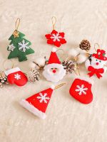 Christmas decoration small pendant Santa Claus snowman fabric doll doll Christmas tree hanging ornament small gift ornaments