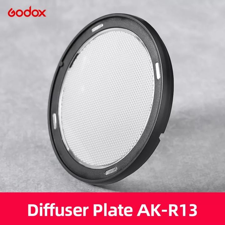 สินค้าขายดี-พร้อมส่ง-godox-ak-r13-diffuser-plate-สำหรับ-godox-v1-flash-series-use-with-godox-h200r-round-flash-head-ad200-pro