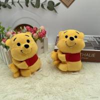 YF Disney Winnie The Pooh Plush Dolls Gift For Girls Bag Pendant Pooh Bear Stuffed Toys For Kids Keychain Bag FY