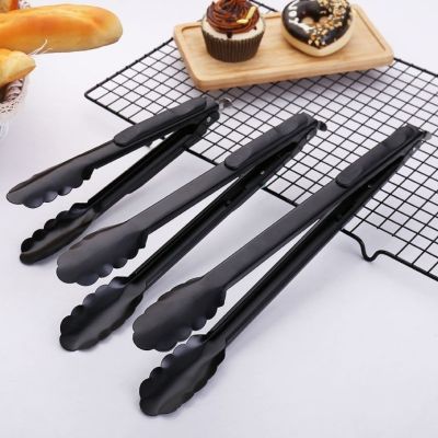 【jw】▧☌☒  Food Clip With Lock BBQ Steak Bread Salad Meat Non-Slip Baking Tools