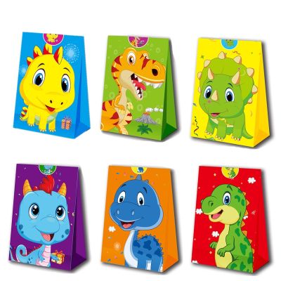 【YF】❦✽❄  12Set Kids Birthday Paper Favor Boxes with Sticker
