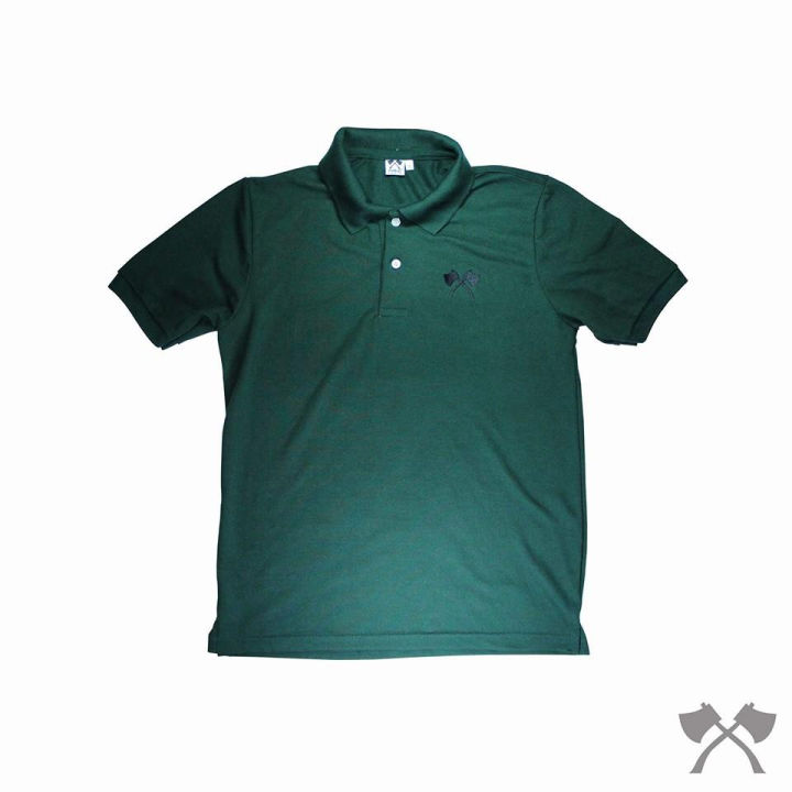 SHG MEDISINA AXE LOGO EMBROIDERED ARMY GREEN POLO SHIRT | Lazada PH