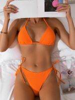 【CAS】 Hotiche 2023 Badeanzug,Bene Beene Rippe Bikini Bademode Frauen Badeanzug Weiblug ชุดชุดบิกินี่เว้าต่ำ2 Stück Frau Für Maillot De Bai