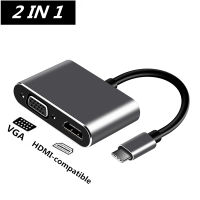 Type C to vga Port Adapter usb c vga Hub 10 in 1 Type C HDMI-compatible Adapter USB 3.0 4K RJ45 Gigabit Ethernet For Macbook Pro