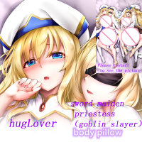 Dakimakura Anime sword maiden priestess（goblin slayer） Body Pillow Double-sided Print Life-size Cover