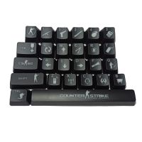 26คีย์ ABS ยิง Backlit สำหรับ OEM แป้นพิมพ์กลไก MX เชอร์รี่ CS Go Keycap