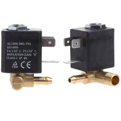 JYZ 4P 3mm normally closed cannula n/c 2/2 way ac 230v g1/8 brass steam air water generator solenoid valve coffee makers