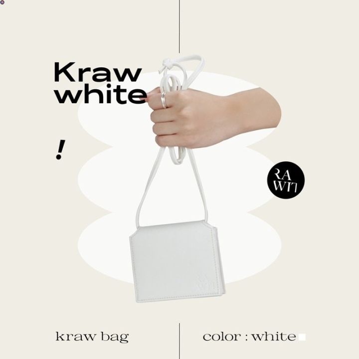 ลด-50-พร้อมส่ง-kraw-bag-pu-leather-ขายดี