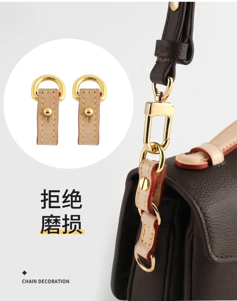 suitable for LV Old flower small postman bag anti-wear buckle bag  transformation DIY hardware protection ring bag belt accessories single  purchase