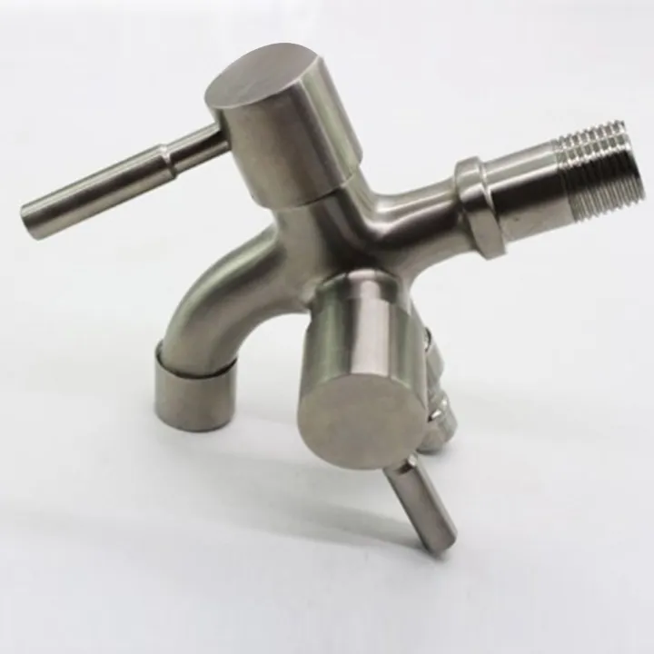 stainless steel two way valve bibcock faucet stopcock hydrovalve swivel