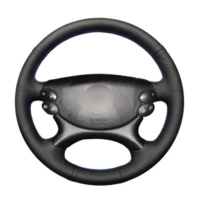 Black PU Artificial Leather Steering Wheel Cover for Mercedes Benz E-Class W211 CLK-Class C209 A209 CLS-Class C219 G-Class W463