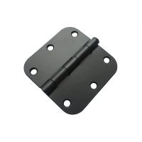 American Style Hinge for Indoor Wooden Doors with Flat Opening and Rounded Hinges Black Plastic Door Hinges Furniture Hinge