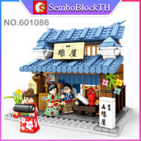 Sembo Block 601086 เลโก้ร้านค้าญี่ปุ่น พร้อมมินิฟิกเกอร์ 3ตัว จำนวน 434 ชิ้น