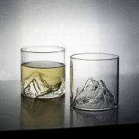 Mount Fuji Glass Cup Retro Japanese Style Water Cup Japanese Tea Cup Whiskey Cup Tibetan Mountain Cup Glass Cup Wine Glass