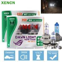 [HOT QQZIWWUJJWG 104] XENCN H7 H4 H3 H1หลอดฮาโลเจนเปลี่ยนและอัพเกรด3800K Dawn Light Blue เคลือบ12V ไฟหน้ารถอัตโนมัติหมอกหลอดไฟสีขาว