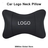 Car Logo Neck Pillow DIY Your Car Logo Neckrest For BMW Benz Audi Tesla Etc Or Customize Your Car Brand Logo Head Pillow