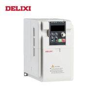 DELIXI 0.75kw VFD AC 220V ตัวแปลงความถี่เฟสเดียวสำหรับมอเตอร์ตัวควบคุมความเร็วอินเวอร์เตอร์ปรับความถี่ได้50HZ 60HZ