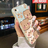 JIUMOO เคสสำหรับ Huawei Y6 Pro 2019เคสนิ่มกันกระแทกกล้องฝาปิดเลนส์เต็มรูปแบบเคสมือถือดีไซน์ใหม่ขอบสี่เหลี่ยมใบหน้าบางๆ