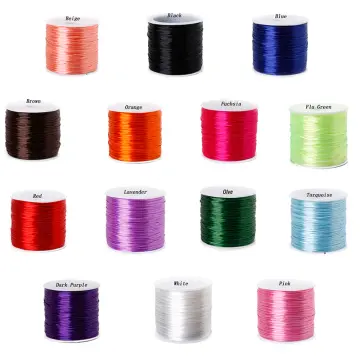 60M/Roll White Stretchy Elastic Rope Cord Crystal String For Jewelry Making  Beading Bracelet Wire Fishing Thread