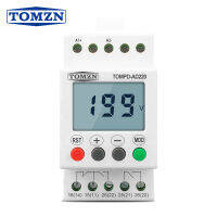 AC DC 110V-240V TOMZN ราง DIN มากกว่าและภายใต้การป้องกันแรงดันไฟฟ้าการตรวจสอบรีเลย์ป้องกัน