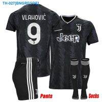 №﹉✖ T shirt Juventus Away adult suit (with socks) 2022-23 POGBA VLAHOVIC CHURCH 22 23 Soccer BY MARIA DE LIGT KEAN sports set