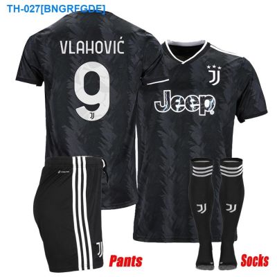 №﹉✖ T shirt Juventus Away adult suit (with socks) 2022-23 POGBA VLAHOVIC CHURCH 22 23 Soccer BY MARIA DE LIGT KEAN sports set