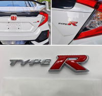 honda Civic Type R Emblem fc fk rear logo โลโก้ ฮอนด้าซีวิค แต่งด้านหลัง 2016 - 2020