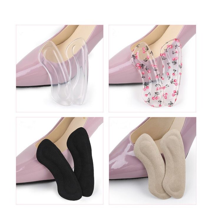 silicone-gel-heel-pads-for-high-heels-shoes-inserts-heel-liner-cushion-protector-sticker-insoles-for-shoes-foot-pain-relief-pad-shoes-accessories