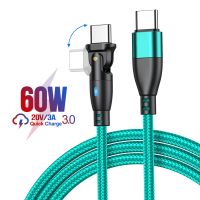 AUFU 100W USB C ไปยัง Type C สายสายชาร์จเร็ว USBC PD สำหรับ MacBook Pro Xiaomi POCO Huawei iPad Samsung USB-C สายแปลง3M