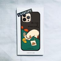 Casetify X SSEBONG เคสโทรศัพท์มือถือ แบบนิ่ม ลายเป็ด สีเขียว สีดํา สําหรับ IPhone 14 13 12 11 Pro MAX Mini XS MAX XR X SE 6 6S 7 8 Plus