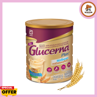 GLUCERNA PLUS 850 g กลูเซอนา พลัส 850กรัม ไม่เติมน้ำตาลทราย กลิ่นธัญพืช(จำกัดไม่เกิน 2 กระป๋องต่อ 1 การสั่งซื้อ)