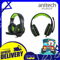 หูฟังเกมมิ่ง Anitech AK75 eadphone with Mic.Black Jack 3.5mm รับประกัน 2 ปี พร้อมส่ง