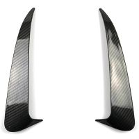 For Benz C Class W205 C43 C63 Amg Carbon Fiber Look Rear Bumper Air Vent Cover 2014-2019 2Pcs