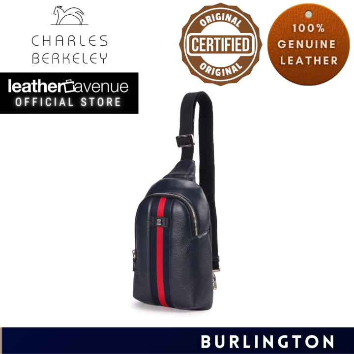 Buy Charles Berkeley Charles Berkeley Burlington Leather Sling Bag