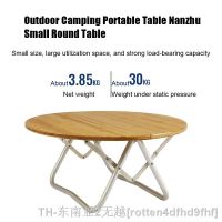 hyfvbu✹❧  Outdoor Camping TableSmall Round TableHousehold TableSeveral Balconies DiningBarbecue Small Table